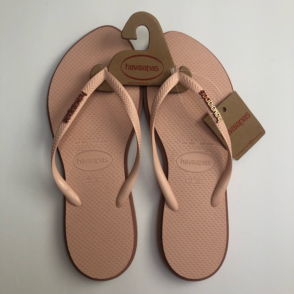Havaianas Women's Blush Pink Flip Flops